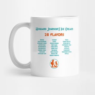 Howard Johnson's Ice Cream.  28 Flavors. Mug